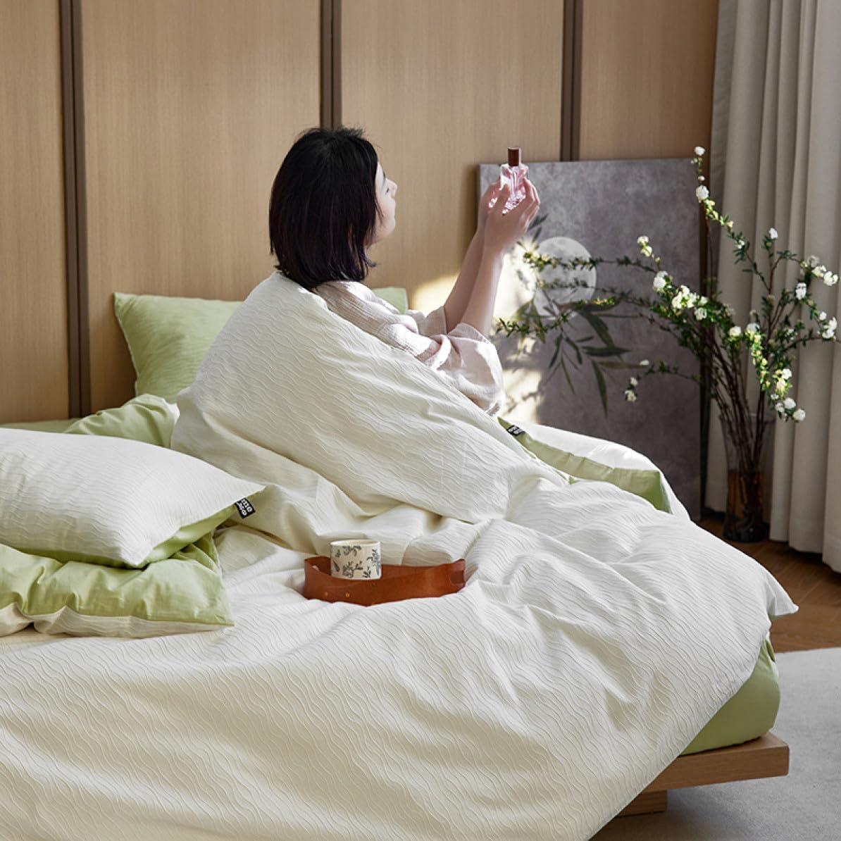 Amazon｜[ZS2L7] 姫系 掛け布団カバー 4点セット 可愛い 布団カバー