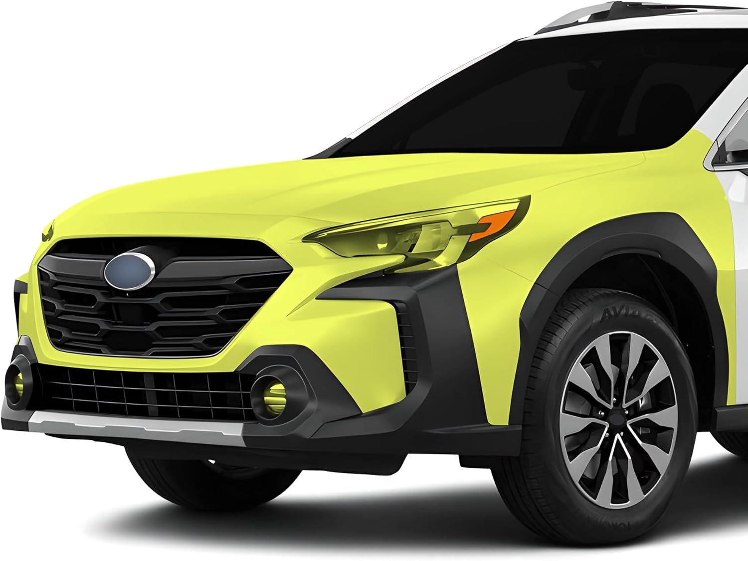 BOGAR TECH DESIGNS Front Middle and Front Sides Paint Protection PPF Film Kit Cover Compatible with Subaru Outback 2023-2024, Clear Bra