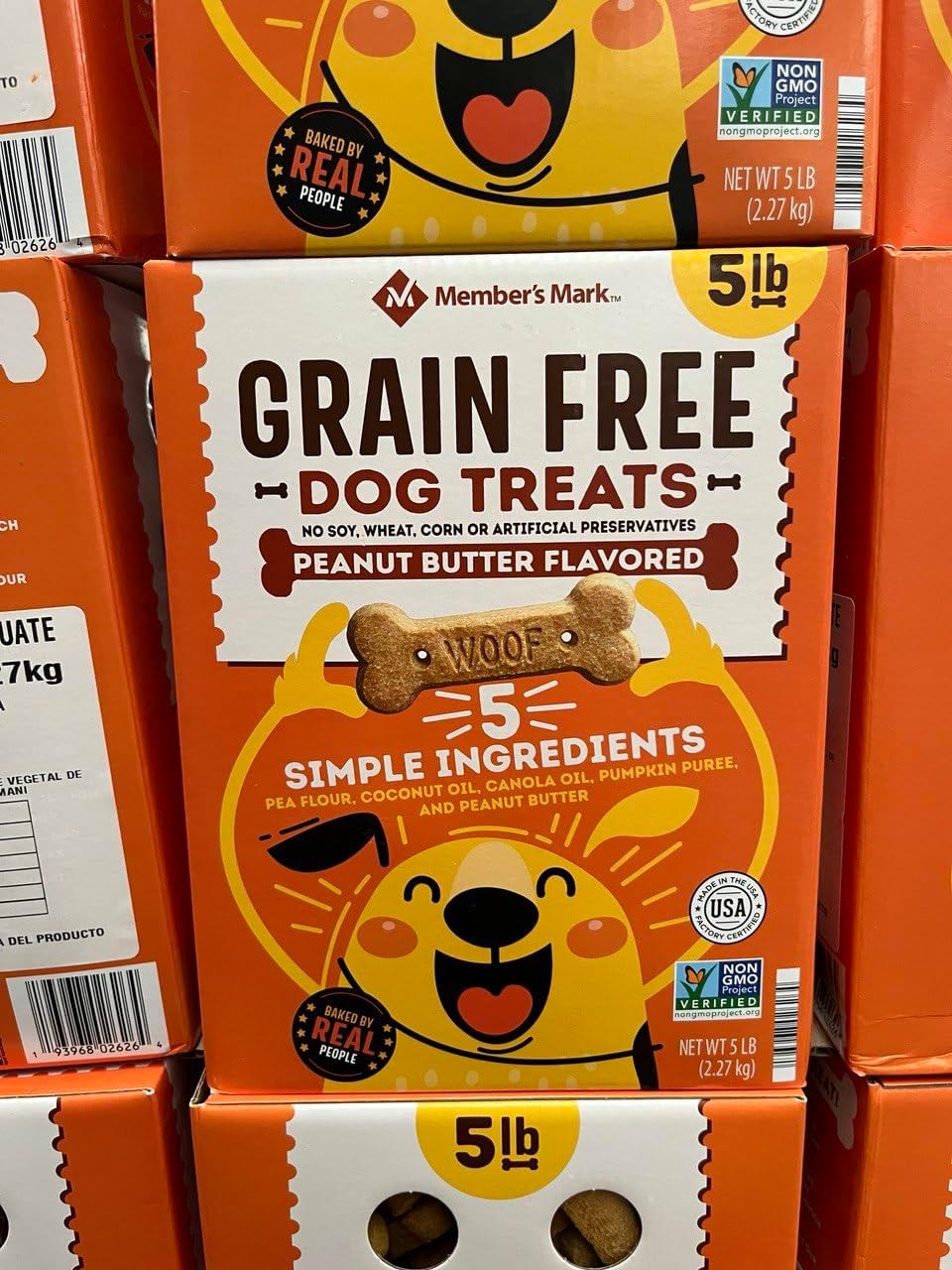 Member's Mark Grain Free Dog Treats - Peanut Butter Flavored 5 Pound