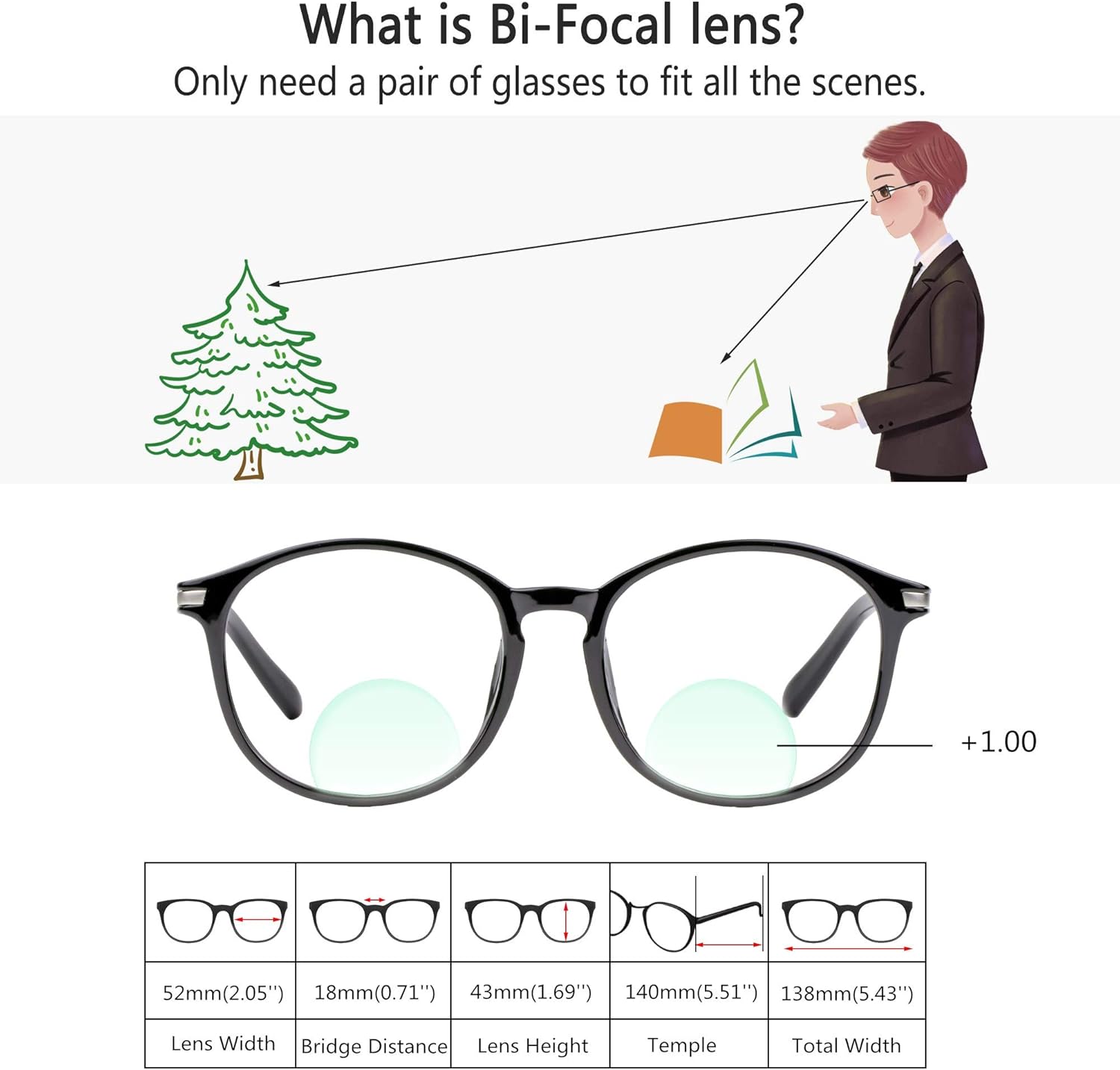 VisionGlobal Blue Light Blocking Glasses for Women/Men, Anti Eyestrain, Computer Reading, TV Glasses, Stylish Oval Frame