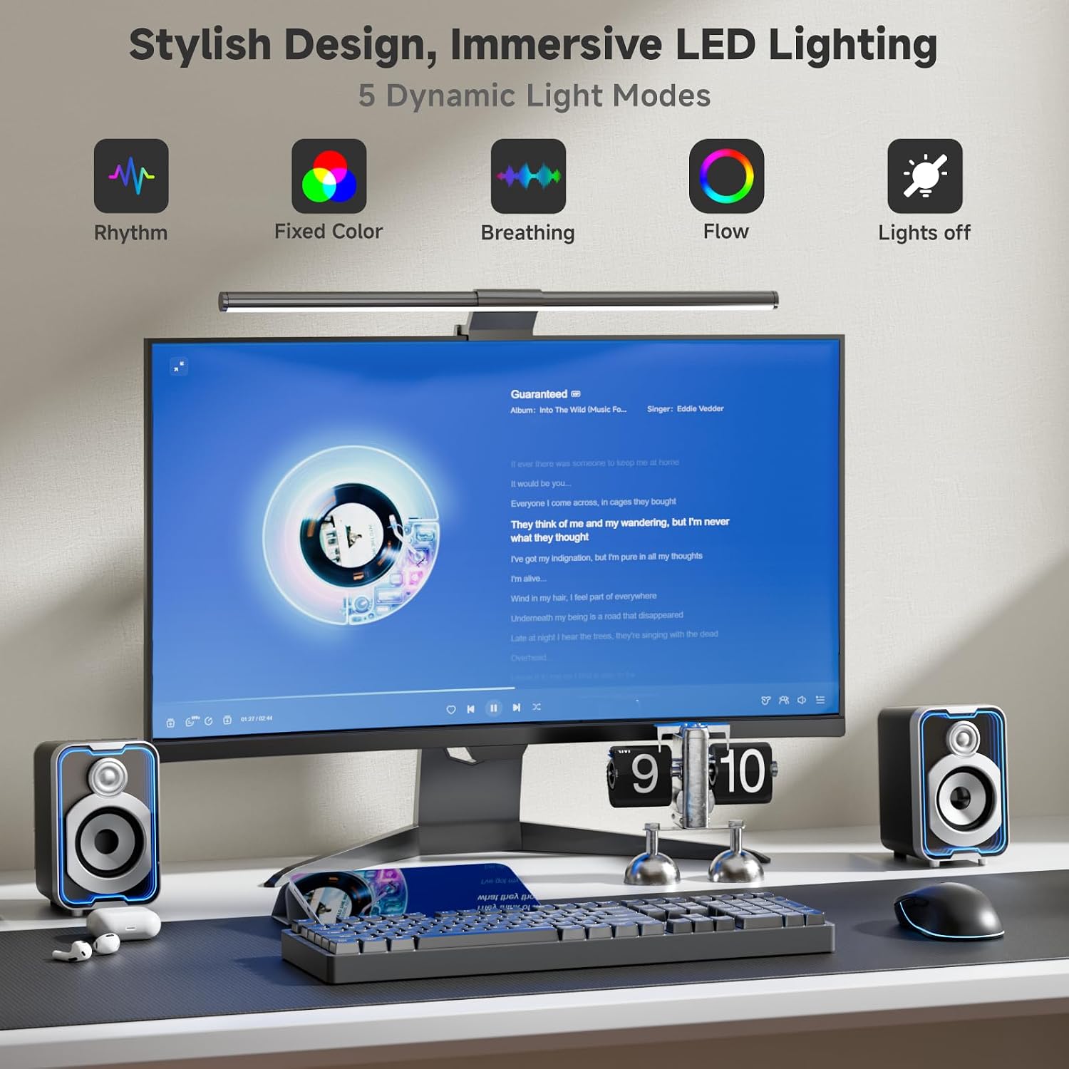 SOULION C40 PC Speakers with external desktop controller and cables