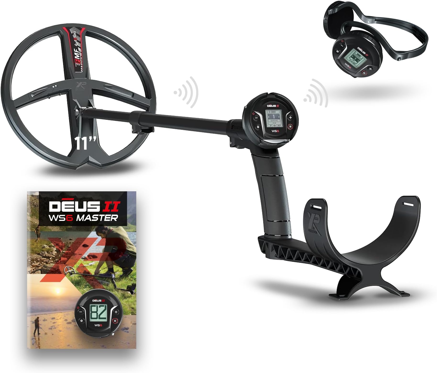 XP METAL DETECTORS BH-01 Knochenleitkopfhörer - Wasserdicht IP68 Für Deus II Metalldetektor