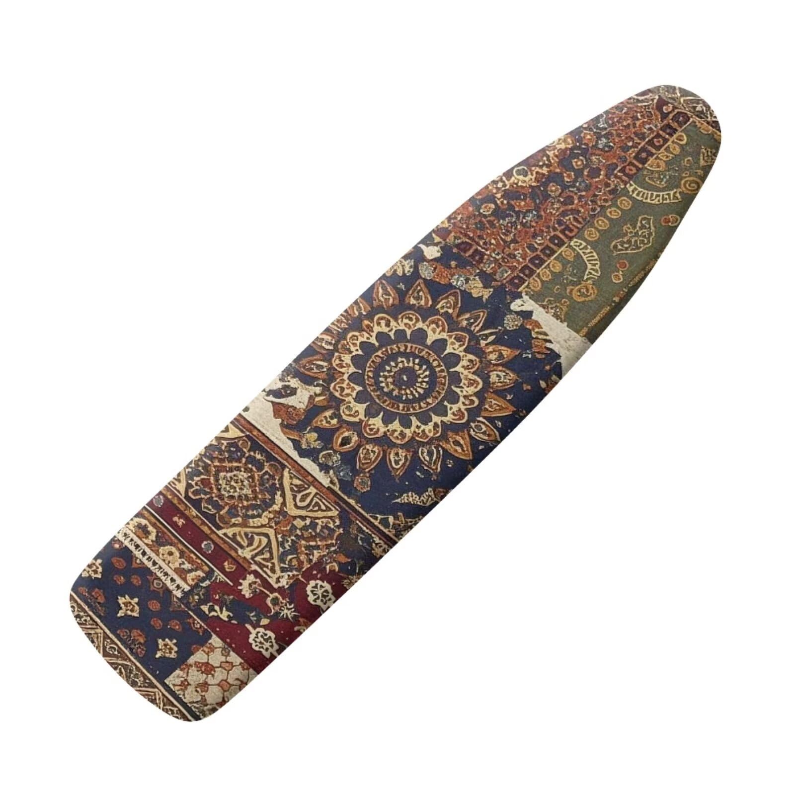 ZIATUBLES Art Bohemian Flower Print Polyester Ironing Board Cover with Hook and Loop Fastener Straps Iron Padding Covers Home Accessories Heat Ressiatant for Laundry Clothing Shop, S