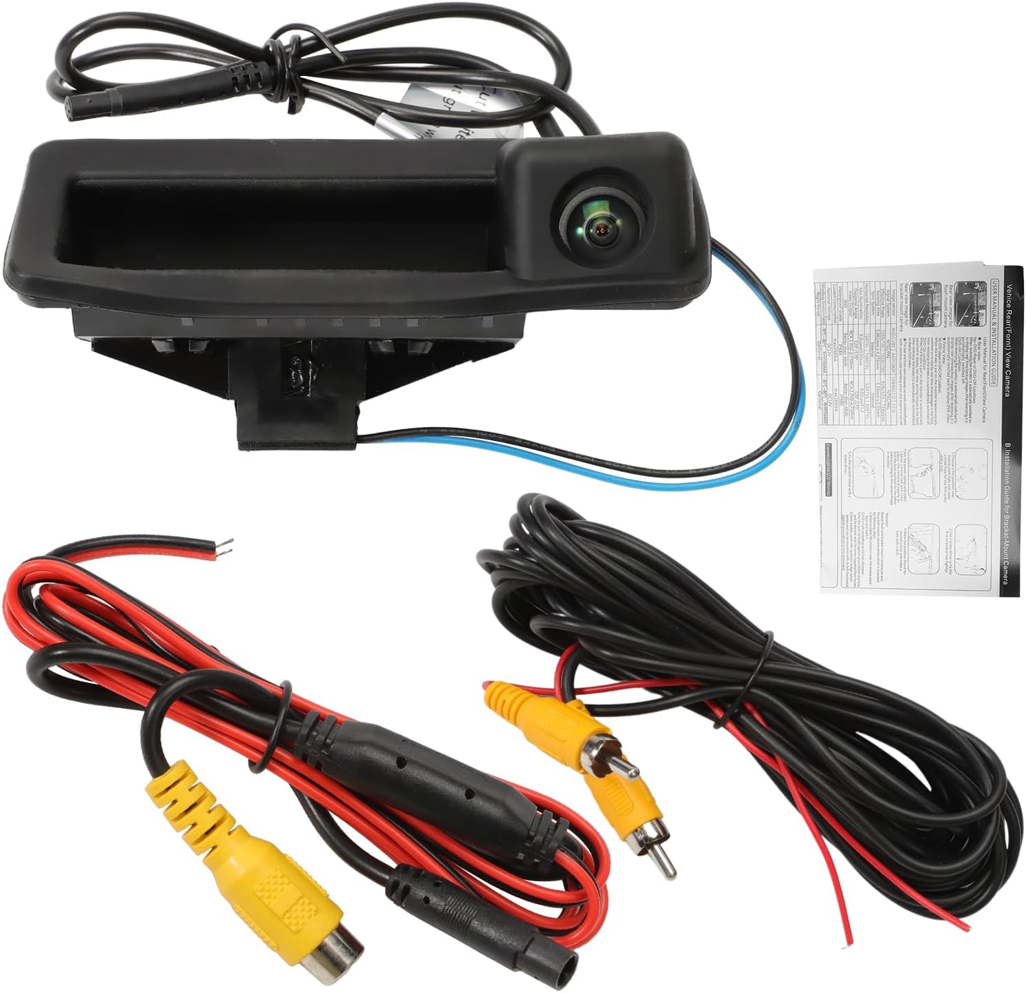 1080P Vehicle Backup Camera for E82 E88 E84 E90 E91 E92 E93 E70 E60 E61 E39 3 5 X5 X6, Car Rear View 170 Fisheye Lens