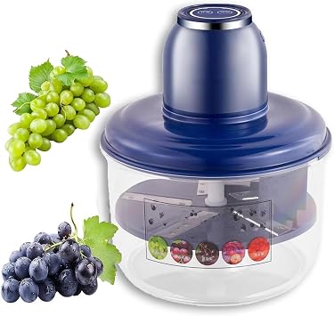 Portable Rechargeable Fruit Peeler Tool, 50W Electric Grape Peeling Machine, 5-Edge Adaptive Blade Design, 25s Automatic Peeling, Max Capacity 300g, for Cherry Tomatoes