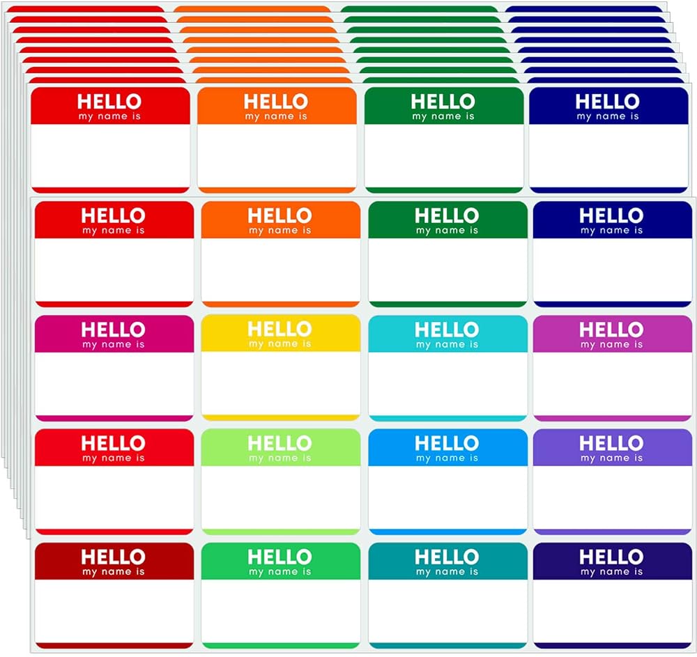 Korean Name Tag