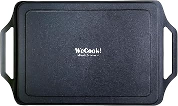 WECOOK! Roasting Pan, 43 x 25 cm, Non-Stick, Induction, Black
