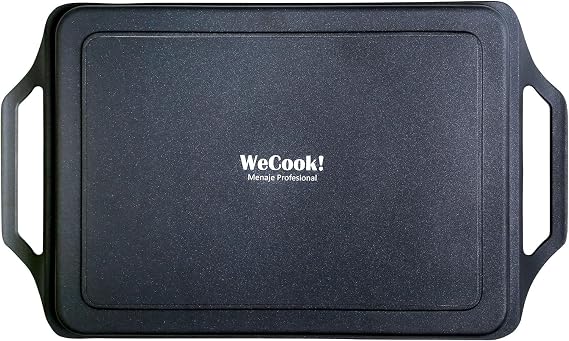 WECOOK! Roasting Pan, 43 x 25 cm, Non-Stick, Induction, Black