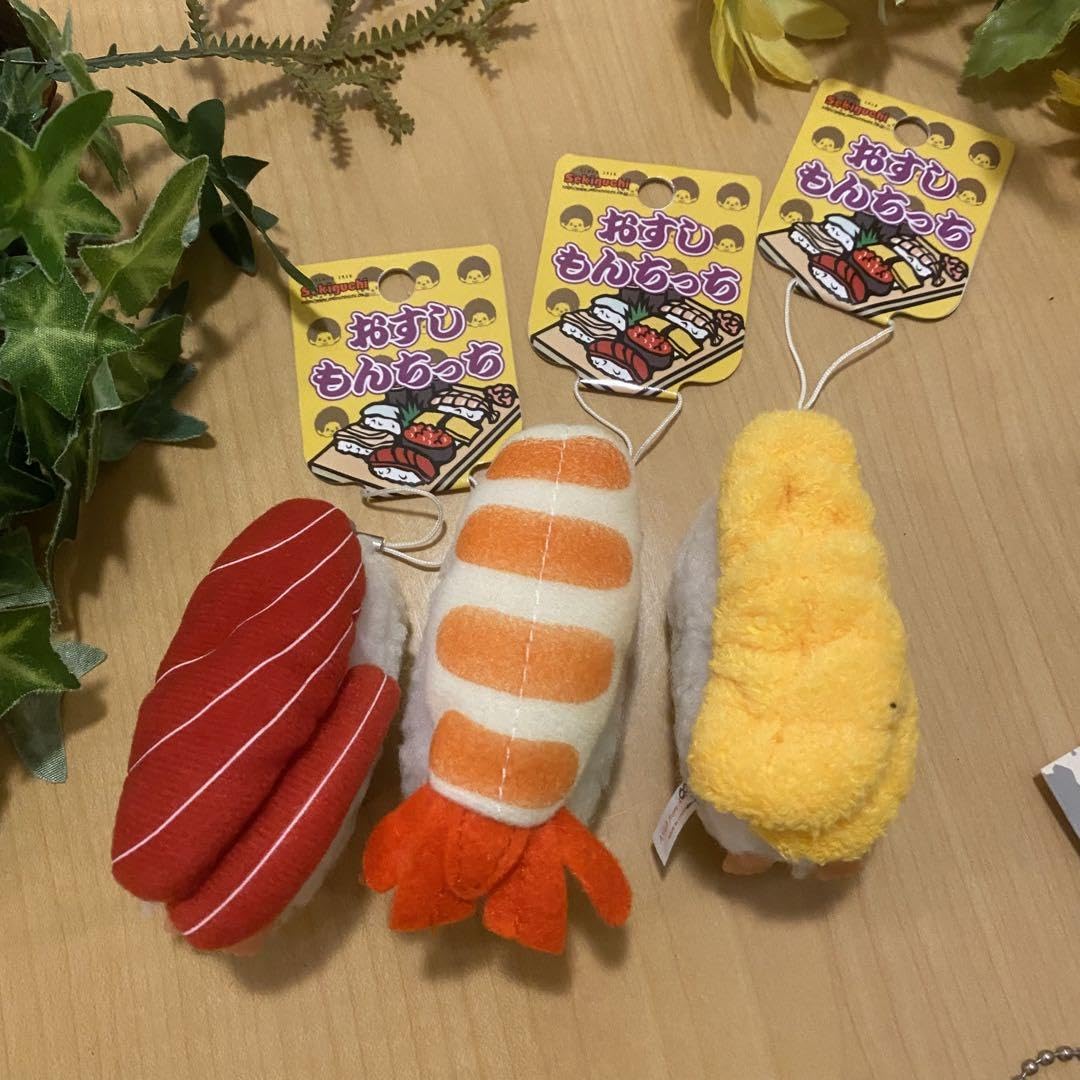 Amazon.co.jp: 希少 モンチッチ たこ焼き おすし ぬいぐるみマスコット