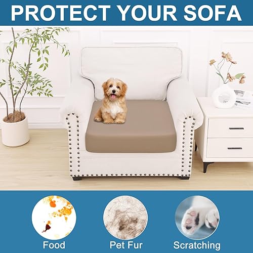 Miniatura 355 de Smiry Fundas de cojín de sofá con estampado, fundas de sofá elásticas y suaves para sofá, funda de sofá antideslizante lavable protector de muebles