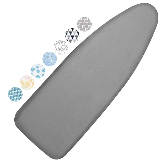 Ironing Board Cover and Pad, 18x49 Extra Wide, Scorch Resistant