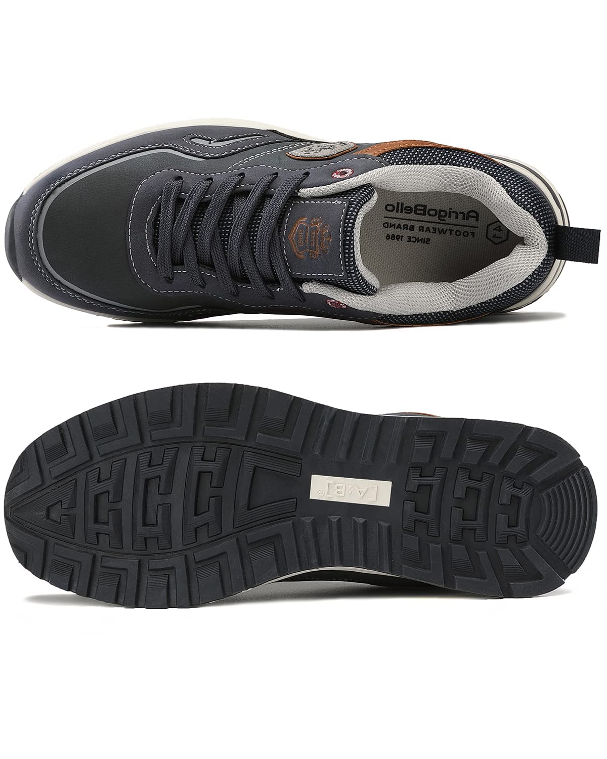 ARRIGO BELLO Sneakers Uomo Scarpe Ginnastica Sportive Running Trekking Mocassini Uomo Estivi all'aperto Respirabile Taglia 41-46