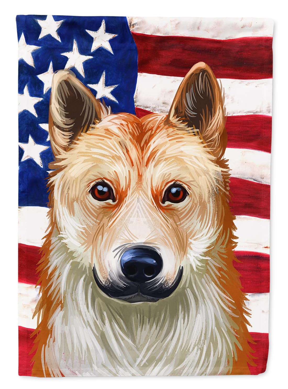 Drapeau Jindo Coréen Caroline's Treasures CK6596CHF grand format en toile pour maison