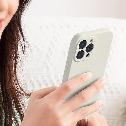 Miniatura 7 de ABITKU Funda compatible con iPhone 13 Pro Max 2021, goma de gel de silicona líquida cobertura completa con protección de cámara Funda para iPhone 13