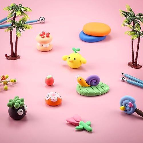 Miniatura 4 de 72 unidades de arcilla seca al aire de 2.38 libras, modelado a granel, arcilla mágica de modelado de espuma ultraligera para niños y adultos,