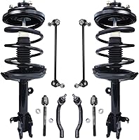 Vista 74 de Detroit Axle - Kit de puntales delanteros para Ford 2000-2004 Focus 2 puntales con muelle helicoidal 2 brazos de control inferiores con rótulas 2001