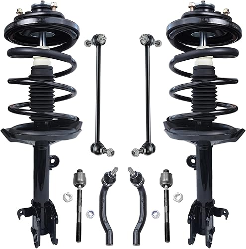 Miniatura 74 de Detroit Axle - Kit de puntales delanteros de 6 piezas para Chevrolet Aveo Aveo5 Pontiac G3 Wave, barra estabilizadora, varillas de acoplamiento