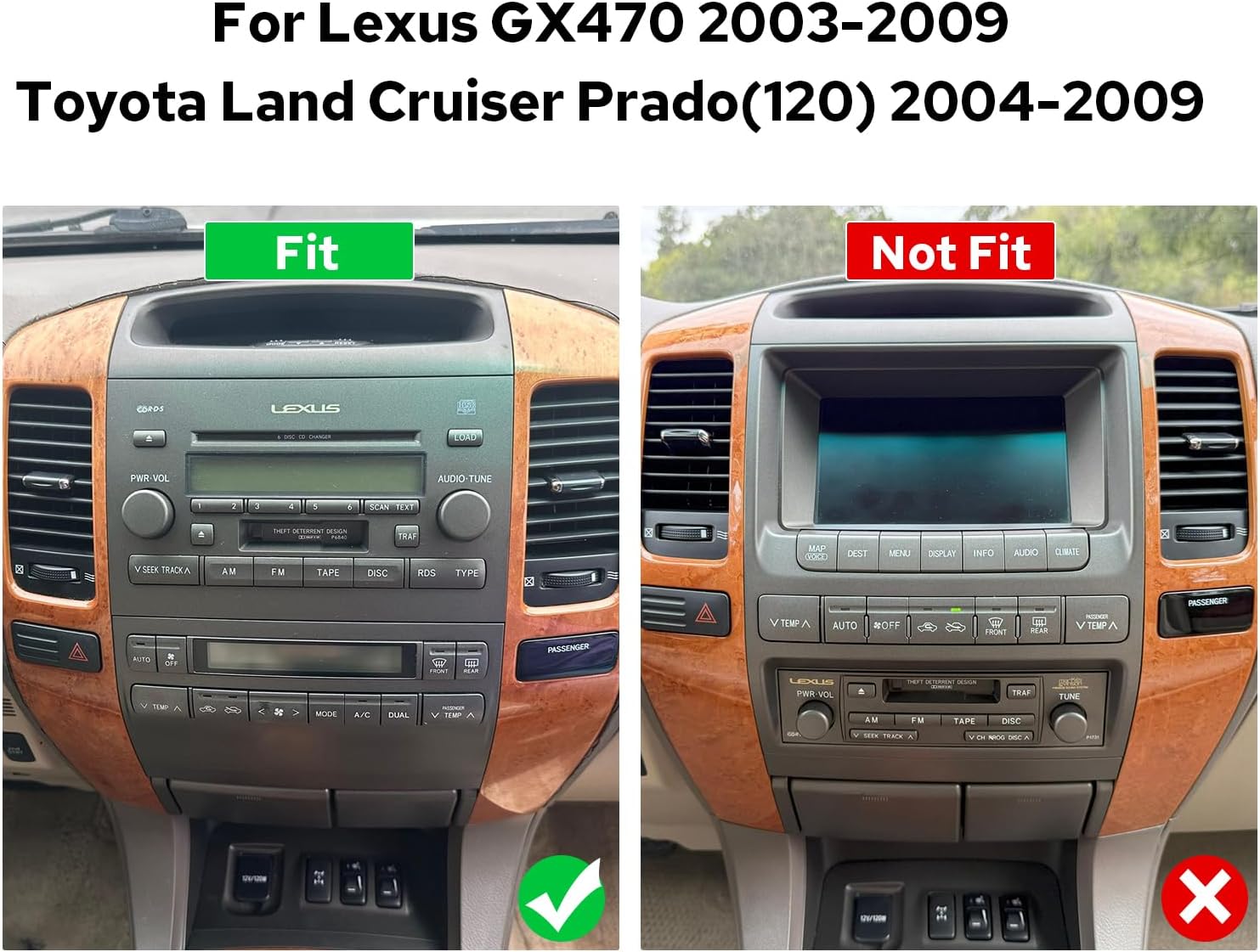 Vehicle dashboard compatibility for JOYING car stereo