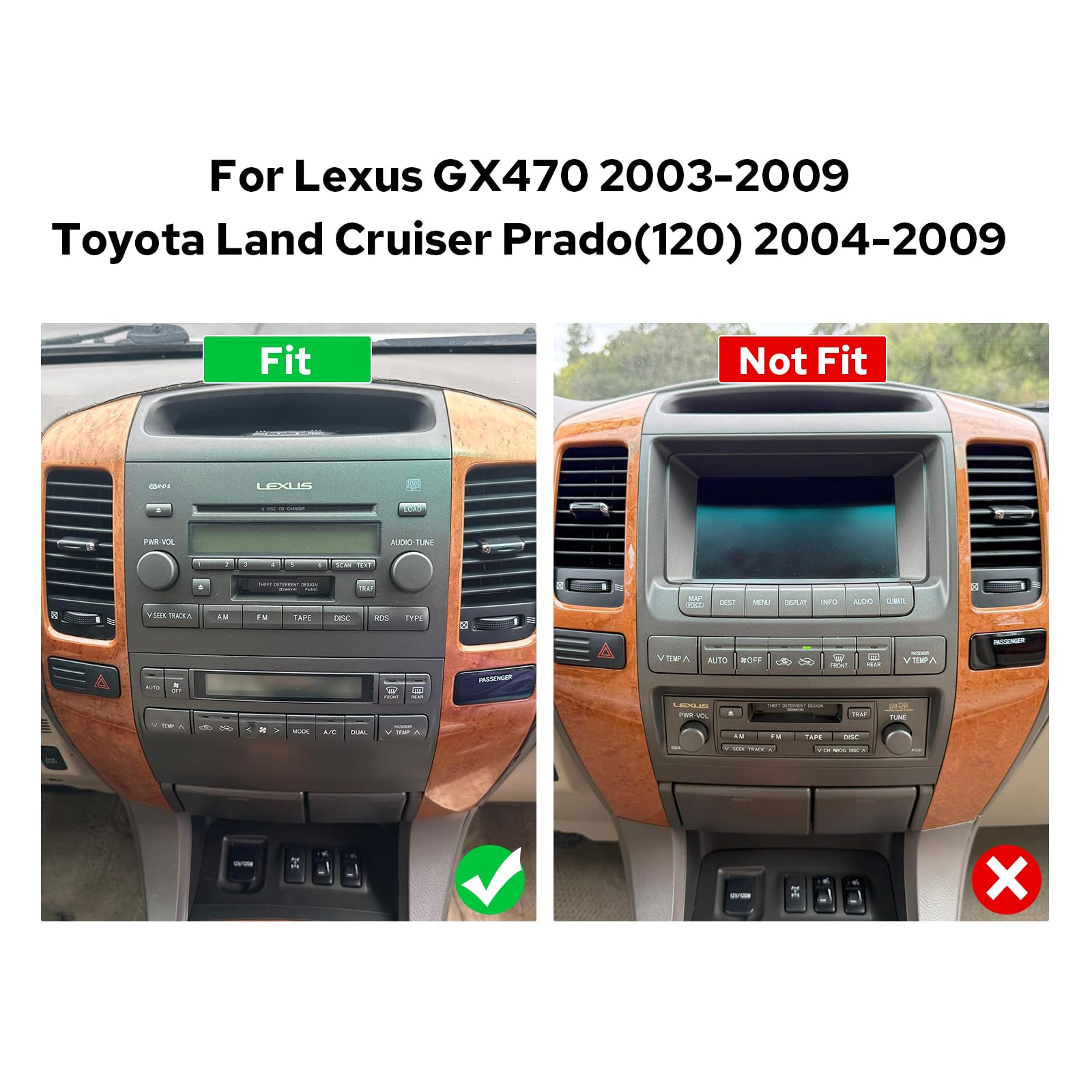 Amazon.com: JOYING Car Stereo for Toyota Land Cruiser Prado120