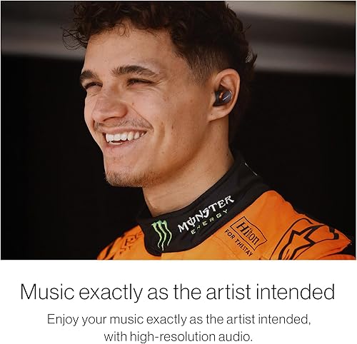 Miniatura 3 de Bowers & Wilkins Pi8 McLaren Edition - Auriculares inalámbricos, auriculares Bluetooth intrauditivos con chipset Qualcomm y aptX sin pérdida,