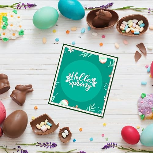 Miniatura 3 de Sellos transparentes de Pascua para hacer tarjetas, Hola, Pascua, bendiciones, palabras, sellos de goma, sellos de silicona transparente para