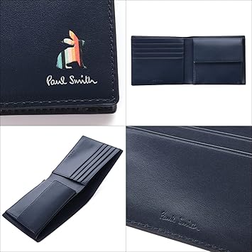 【新品】ポールスミス Paul Smithコンパクト二つ折り財布 ミニウォレット ポールスミス Paul Smith 二つ折り財布 ミニクーパー ストライプ