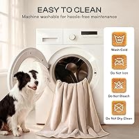 Vista 38 de Cobija impermeable para mascotas, a prueba de líquidos y orina, para sofá, cama, sillón, reversible, vellón, forro polar, protector de muebles