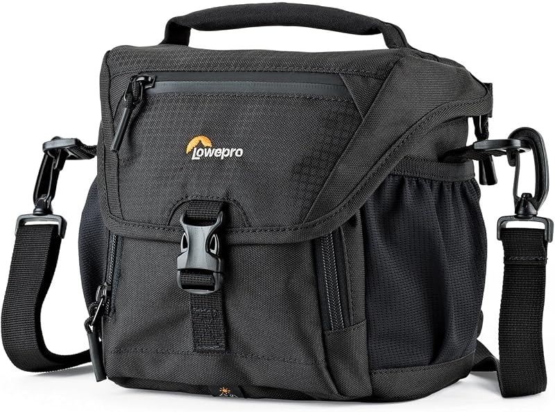 LP37117, bolso para cámara Nova 140AW II, personalizable, portátil, se adapta a sistemas sin espejo con lente adjunta de 17-85 mm, dron compacto, flash, negro