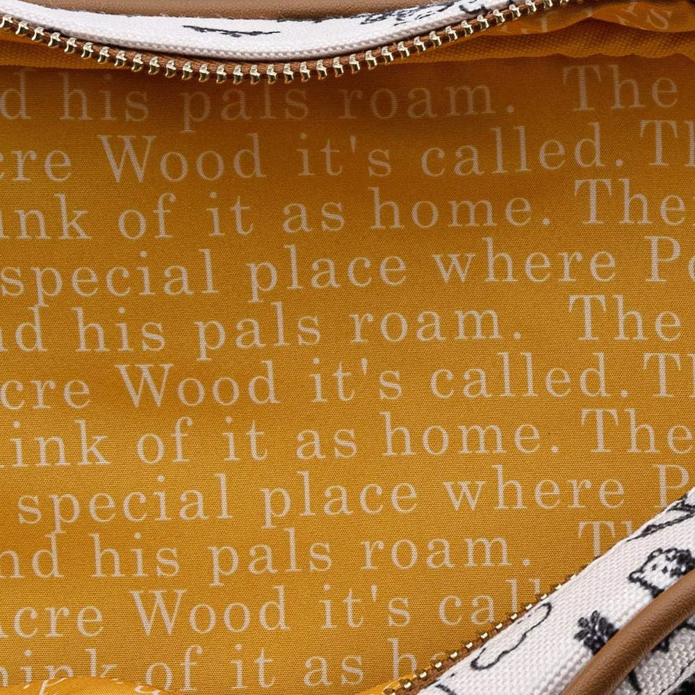 Loungefly Disney Winnie The Pooh Line Drawing Crossbody Bag Purse - Image 4