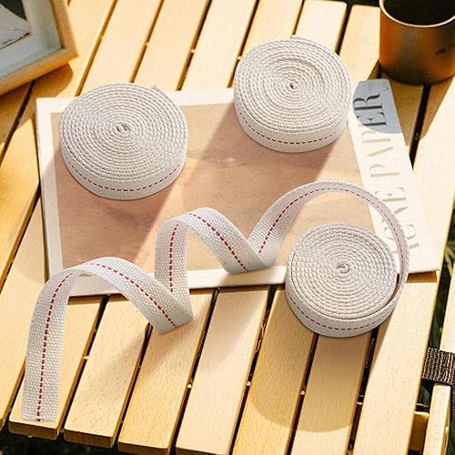 Miniatura 5 de Mechas de lámpara de aceite. Mechas de lámpara de aceite duraderas de 19.5 pies. 3 mechas de lámpara de aceite de 34 pulgadas planas. 6.5 pies 1