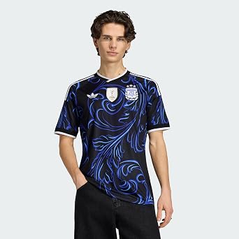 Adidas Arjantin 26 Depasman Formas  Erkek Futbol Formas  JM8395 Siyah