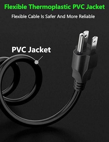 Miniatura 2 de Cables Unlimted PWR-1080-15 cable universal de alimentación de CA Mickey Mouse de 15 pies de largo (certificación UL), PWR-1080-15