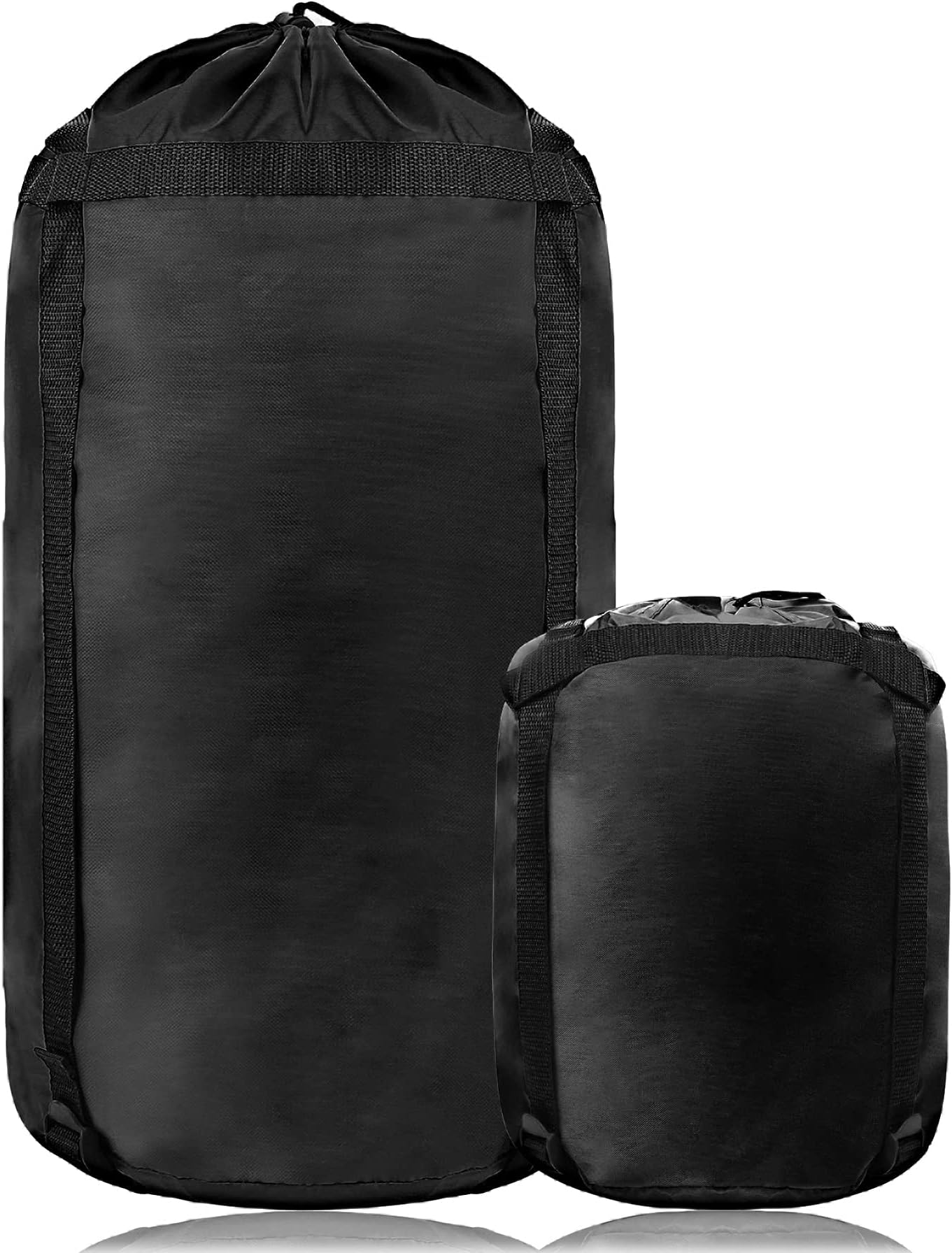 YINXN46L Compression Stuff Sack for Sleeping bag, Lightweight Waterproof Compact Nylon Stuff Sack Storage bag for Camping, Hiking, Travelling, Backpacking