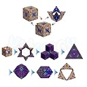 Kidology Magic Cube Shape Shifting Puzzle Box for Kids and Adults | Infinity Cube with 24 Rare Earth Magnets Transforms Into Over 70 Shapes | 3D Fidget Mind-Challenging Fun Game for Boys & Girls gallery image
