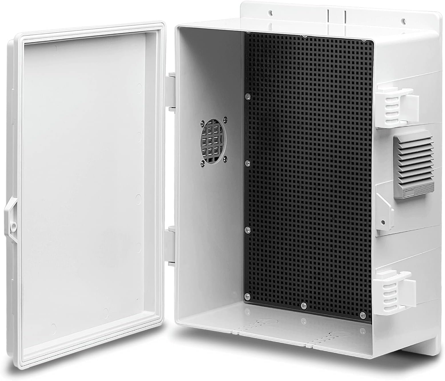 Namunanee Outdoor Electrical Junction Box, ABS Water Resistant Enclosure with Internal Mounting Panel & Hinged Cover, 9.2" H* 7" L* 4.6" W