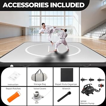 10x10FT Inflatable Wrestling Mat for Home