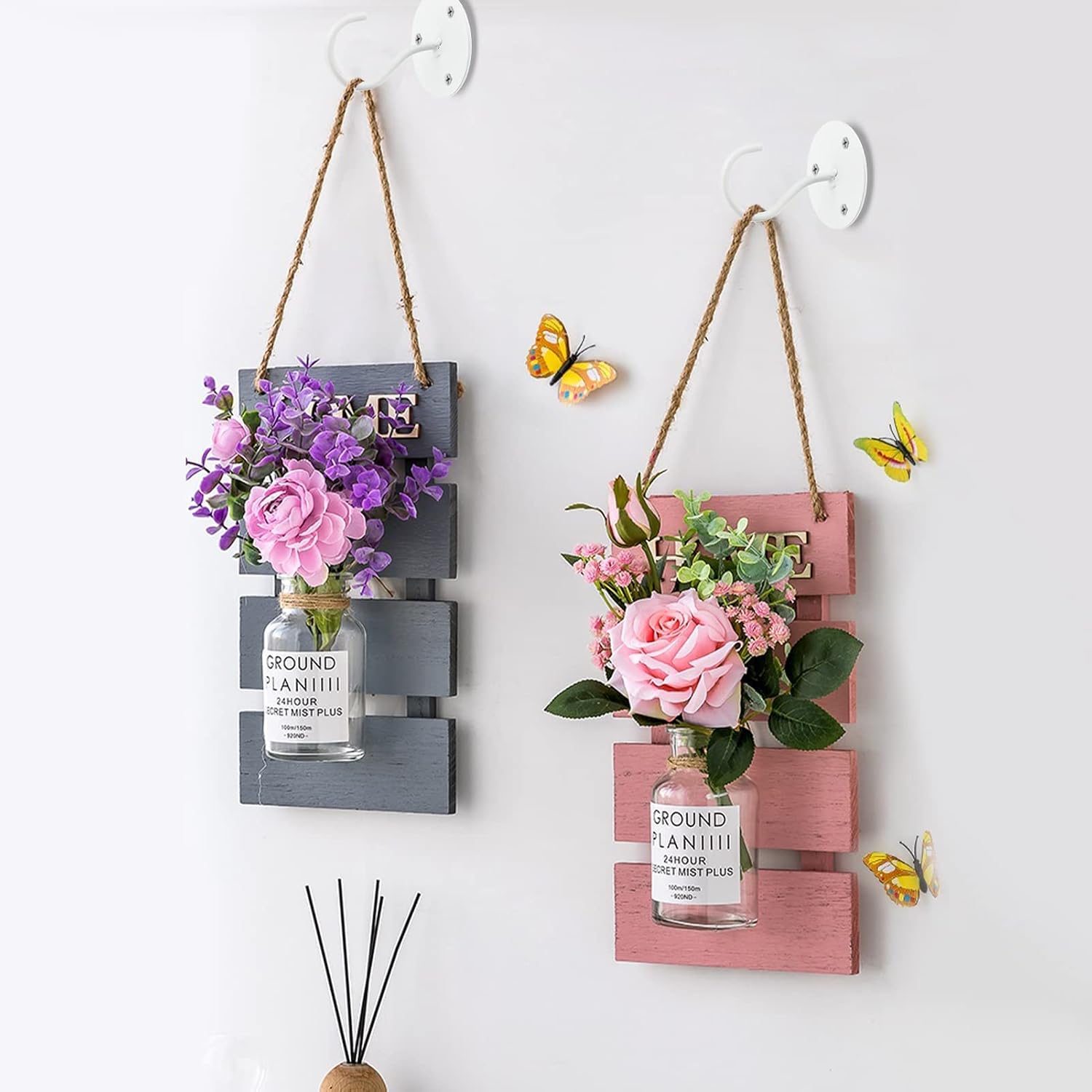 Ceiling Hooks for Hanging Plants 3 Pack, Plant Hanger Indoor Hanging Hooks