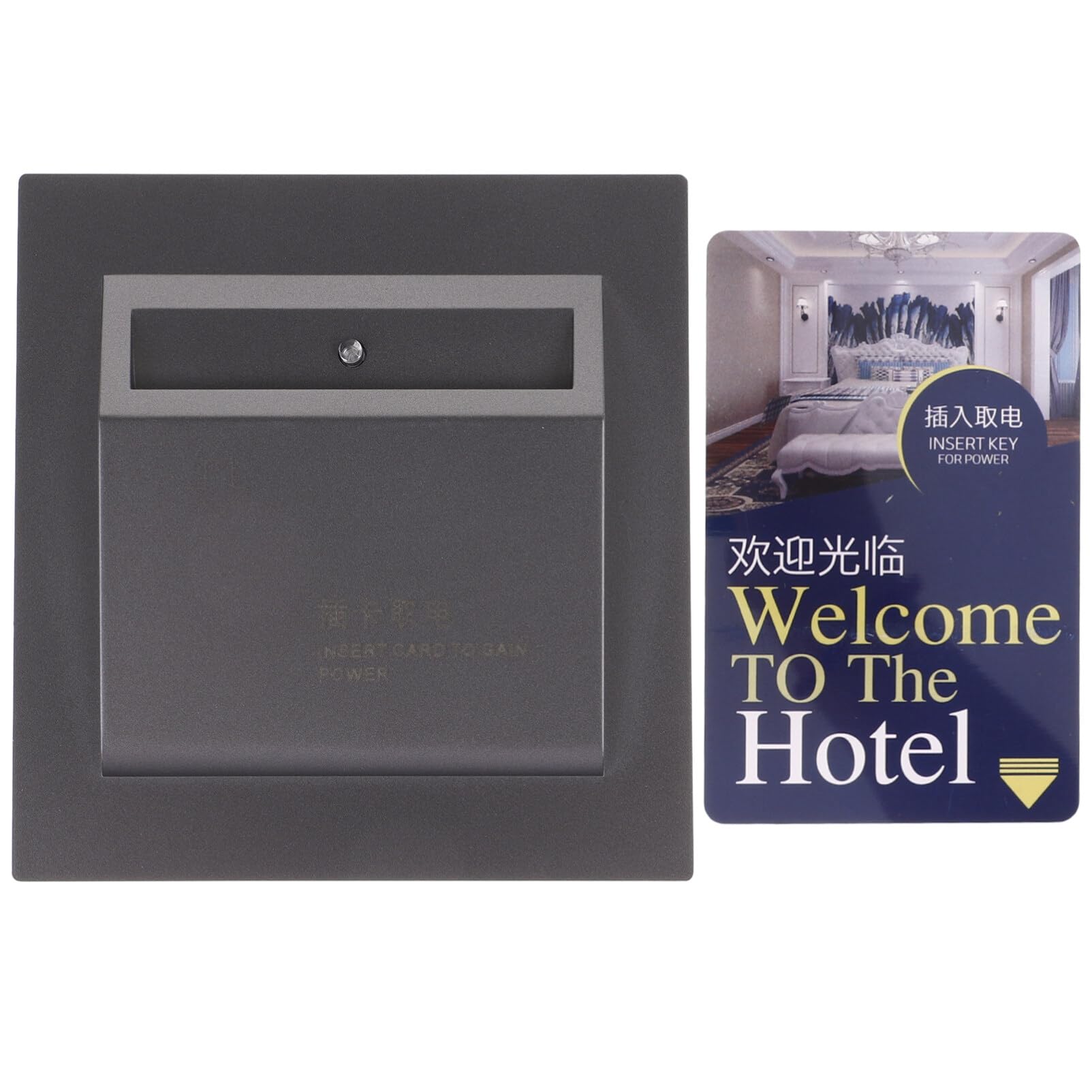 UKCOCO Card Power Switch Panel Hotel Insert Card Panels for Power Hotel Supply House Accessory House Supply