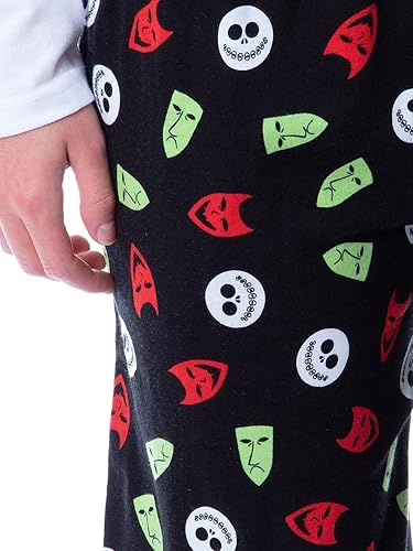 Miniatura 4 de Disney The Nightmare Before Christmas - Pantalones de pijama para mujer con cierre de choque y barril, talla grande, Multi colorido