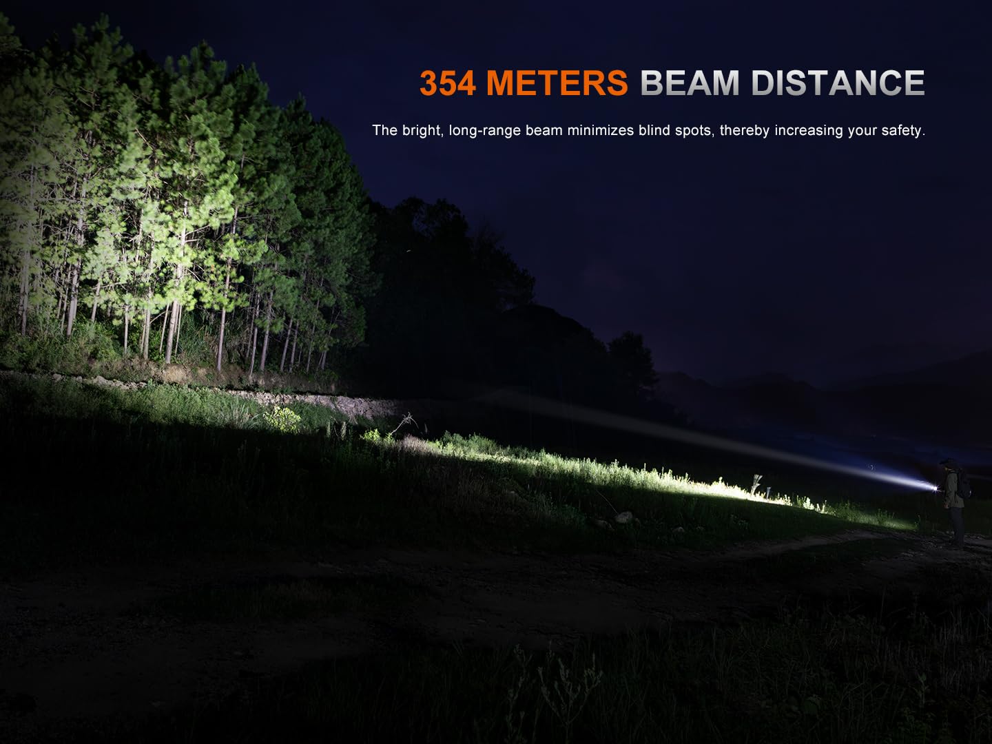 Fenix PD26R ACE Extrem Helle Taschenlampe LED Aufladbar,1300 Lumen,USB-C Wiederaufladbar,354M,IP68 Wasserdicht Mini Taktische Lampe,566 Stunden max,EDC Tragbare Outdoor Camping Survival Jagd Notfall