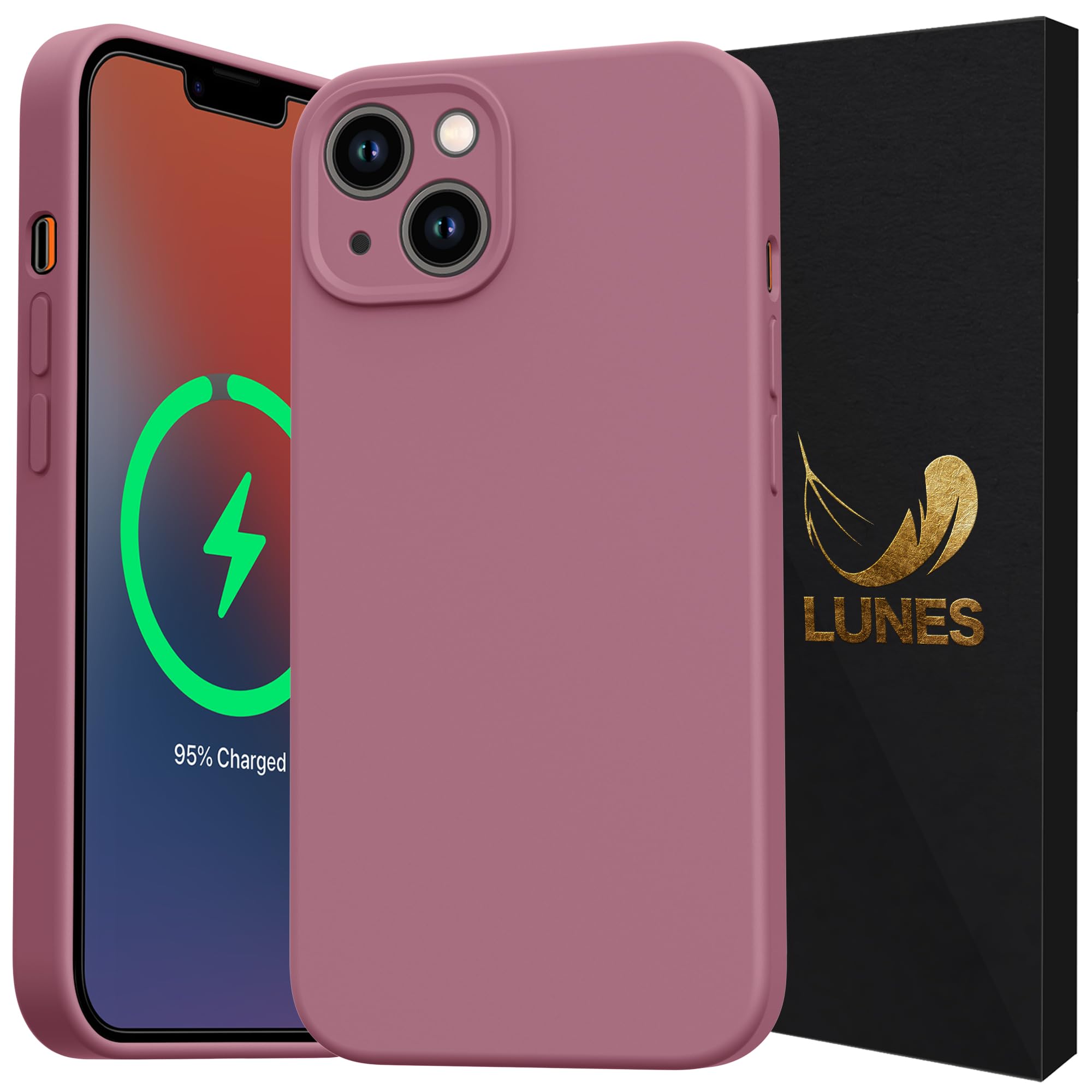 Amazon.co.jp: LUNES iPhone 14 用 ケース MagSafe対応 カメラ保護