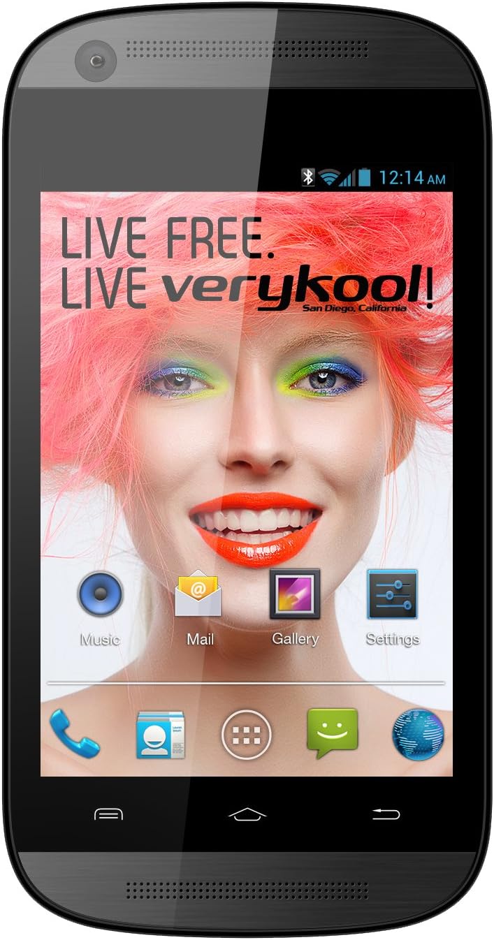 verykool s3501 (Blue) - Unlocked Cell Phones - Retail Packaging - Blue