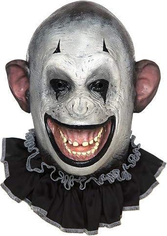 Tinsley Transfers Mime Crazy Ape Latex Mask - Premium Collectible with Realistic Texture for Halloween, Circus, and Cosplay Enthusiasts - Durable, Lightweight, and Professionally Sculpted