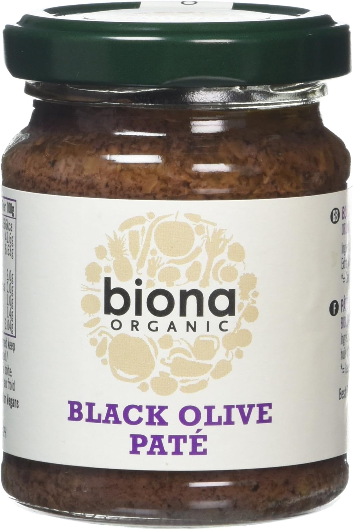 Biona Black Olive Pate, 6 X 120G
