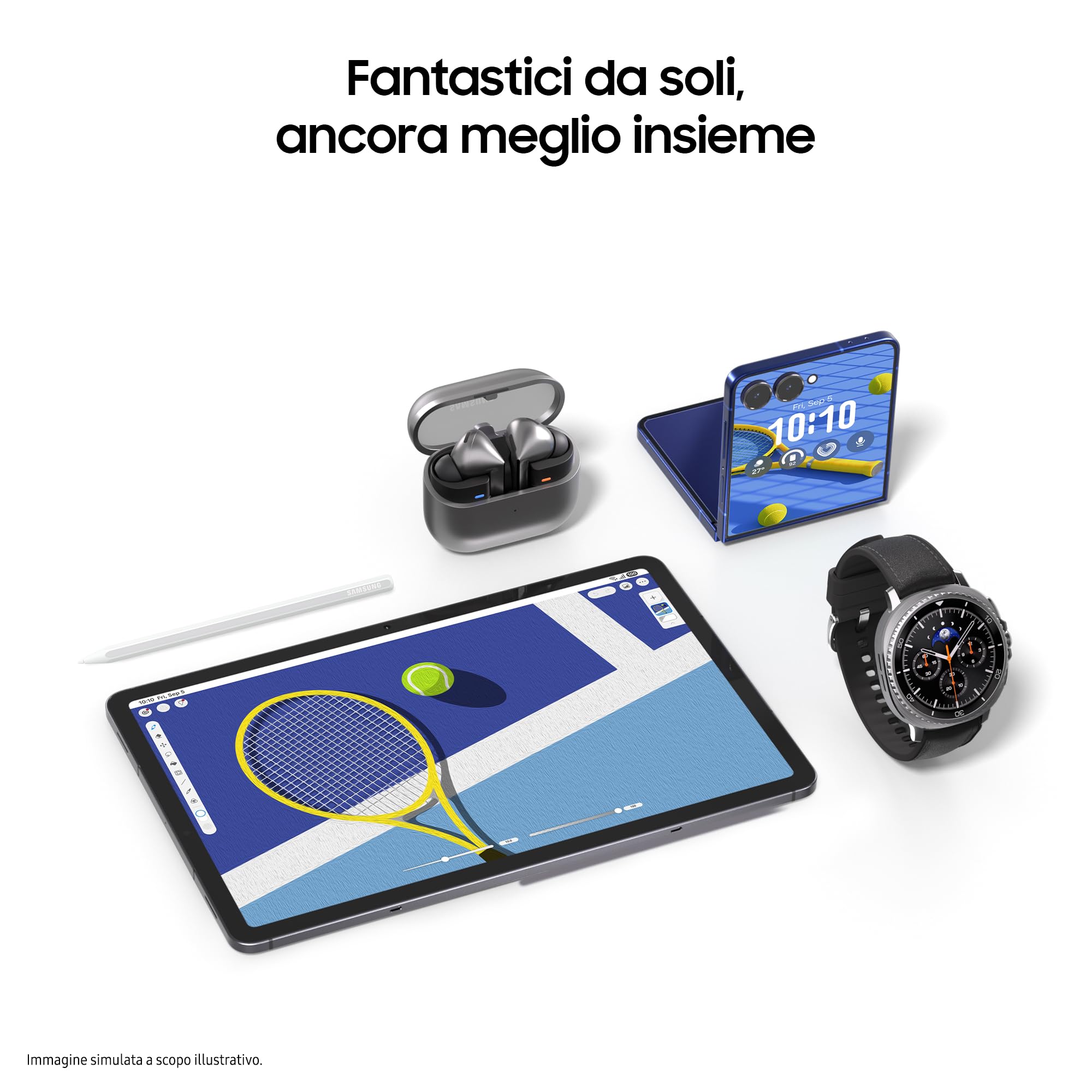 Samsung Galaxy Tab S11 con 3 anni di garanzia & Galaxy Buds3 Pro, Tablet AI, Wi-Fi, Design Leggero, DeX, RAM 12GB, 256 GB, Batteria a Lunga Durata, Gray [Versione Italiana]