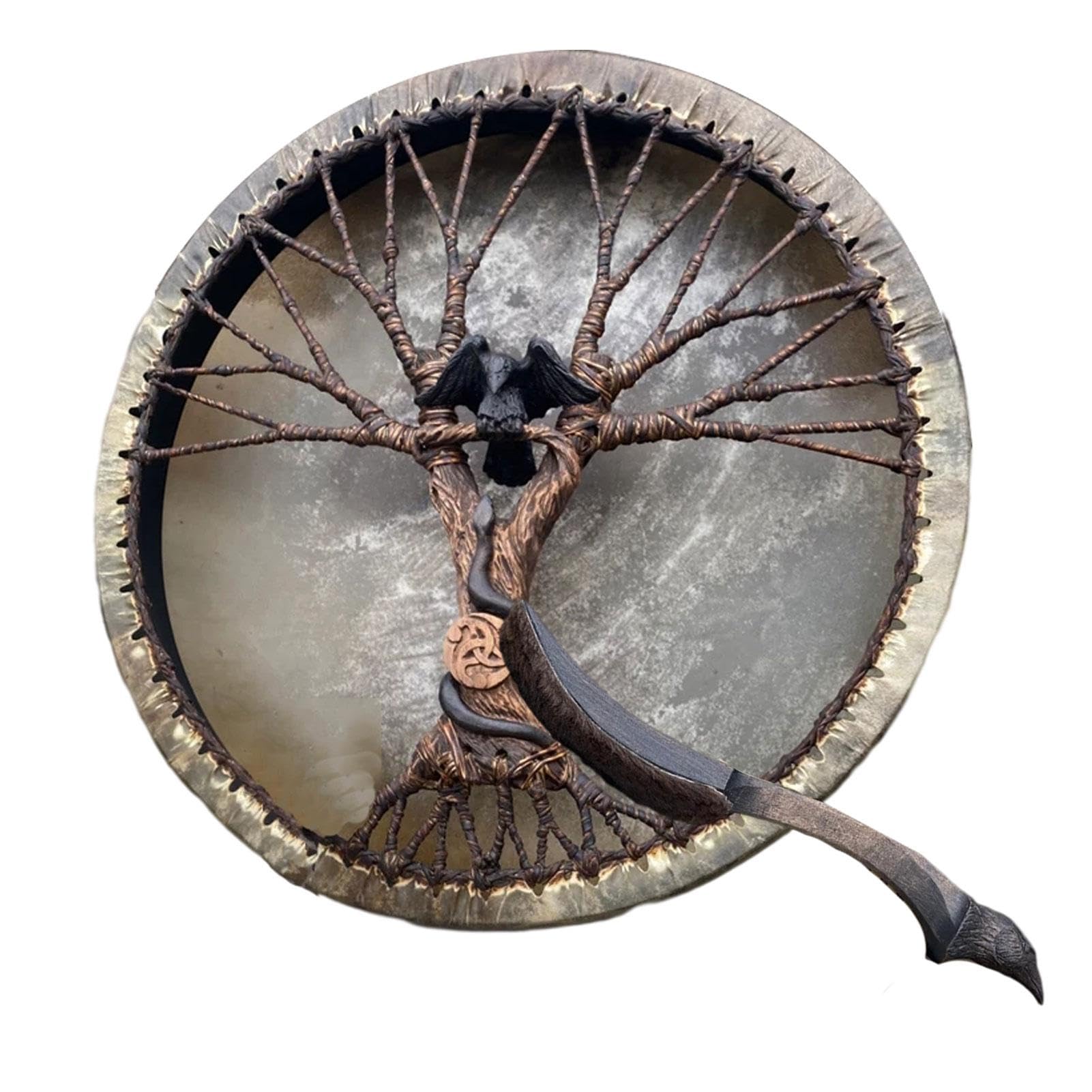 Schamanische Trommeln,Schamanentrommel Lebensbaum Sibirische Trommel Schamanische Trommel Hand Drum Schamanentrommel,Schamanentrommel Lebensbaum Sibirische Trommel