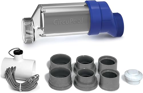 Miniatura 3 de CircuPool Sistema completo de cloración de agua salada RJ30+ para piscinas  Celda de titanio y 7 años de garantía del fabricante  Sin penalización