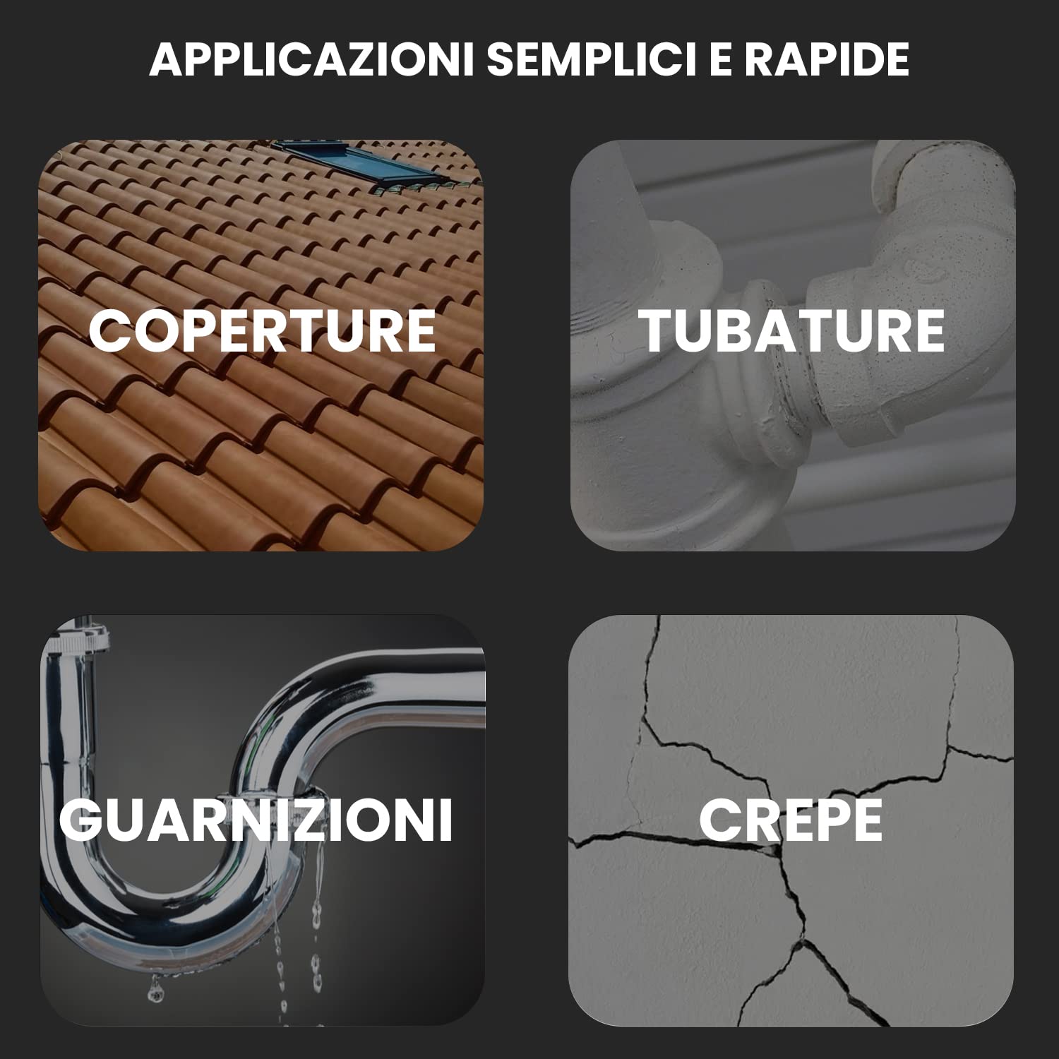 Avilia Spray Sigillante Impermeabilizzante Stop Leak 400ml – Sigillante Impermeabile Trasparente per Perdite in Tetti, Grondaie, Tubi e Finestre – Riparazione Rapida Anti-UV e Antigelo