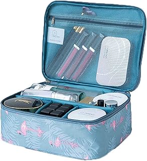 CHENSQ Borsa per Cosmetici, Custodia per Cosmetici, Beauty Case da Viaggio, Scatola per Attrezzi da Parrucchiere, Scatola portaoggetti, Scatola per Trenino, Cosmetici e Smalto per Unghie
