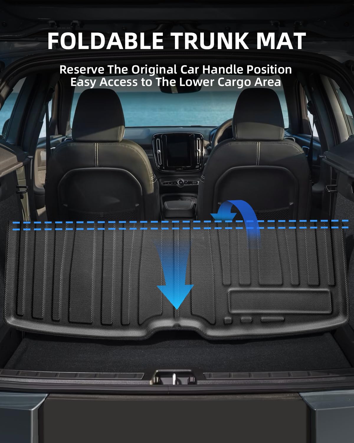 Kofferraummatte Volvo XC40 2019-2024 - Passgenau & Wasserdicht